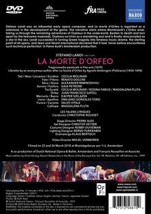 Stefano Landi (1587-1639): La Morte d'Orfeo, DVD