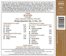 Joseph Haydn (1732-1809): Streichquartette Nr.15-18, CD