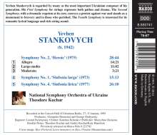 Evgeny Stankovich (geb. 1942): Symphonien Nr.1,2,4, CD