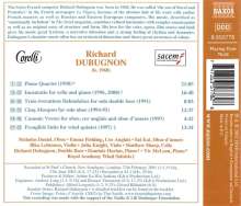 Richard Dubugnon (geb. 1968): Klavierquartett, CD