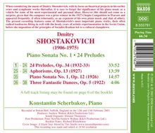 Dmitri Schostakowitsch (1906-1975): Präludien op.34 Nr.1-24, CD