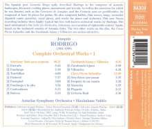 Joaquin Rodrigo (1901-1999): Orchesterwerke Vol.1, CD