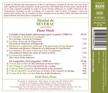 Deodat de Severac (1873-1921): Klavierwerke Vol.1, CD