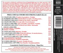 Zarzuelas - Vorspiele &amp; Chöre spanischer Musikkomödien, CD