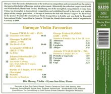 Bin Huang - Baroque Violin Favourites, CD