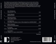 "José Valente - Danish Resonances" mit Werken von Abrahamsen, Skibsted u.a., Gesamtlaufzeit 68:44. Links Auflistung der Stücke.