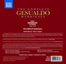 Carlo Gesualdo von Venosa (1566-1613): Sämtliche Madrigale, 7 CDs