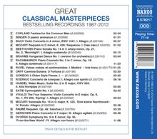 Great Classical Masterpieces - Bestselling Recordings, CD