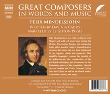 The Great Composers in Words and Music - Mendelssohn (in englischer Sprache), CD
