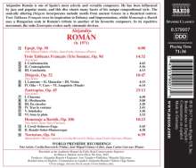 Alejandro Roman (geb. 1971): Kammermusik, CD