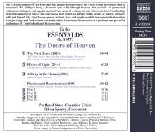 Eriks Esenvalds (geb. 1977): Chorwerke "The Doors of Heaven", CD