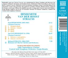Jan van der Roost (geb. 1956): Klarinettenkonzert, CD
