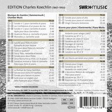 Charles Koechlin (1867-1950): Edition Charles Koechlin - Kammermusik &amp; Klavierwerke, 7 CDs