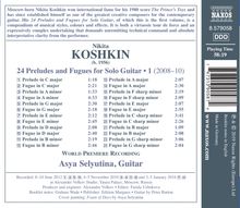Nikita Koshkin (geb. 1956): Präludien &amp; Fugen für Gitarre Nr.1-24, CD