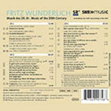 Fritz Wunderlich - Musik des 20. Jahrhunderts, 3 CDs