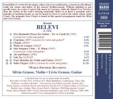 Kemal Belevi (geb. 1954): Werke für Violine &amp; Gitarre, CD