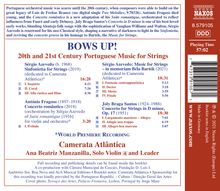 Bows up! - 20th and 21st Century Portuguese Music for Strings, CD