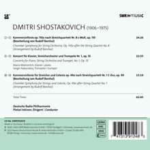 Dmitri Schostakowitsch (1906-1975): Kammersymphonien opp.49a &amp; 110a, CD