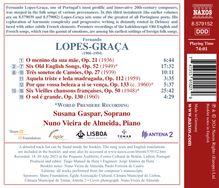 Fernando Lopes-Graca (1906-1994): Songs &amp; Folk Songs Vol. 3, CD