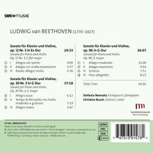 Ludwig van Beethoven (1770-1827): Violinsonaten Nr.3,8,10, CD