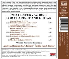 Andreas Hermanski &amp; Emilie Fend - 21st Century Works for Clarinet and Guitar, CD