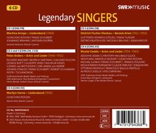 Legendary Singers, 3 CDs