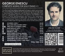 George Enescu (1881-1955): Sämtliche Klavierwerke Vol.3, CD