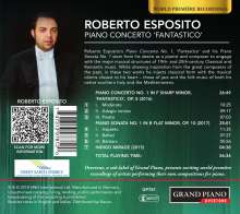 Roberto Esposito (geb. 1984): Klavierkonzert Nr.1 Fis-Dur op.8 "Fantastico", CD