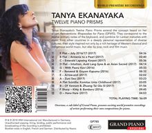Tanya Ekanayaka (geb. 1977): Klavierwerke "Twelve Piano Prisms", CD