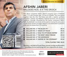 Afshin Jaberi (geb. 1973): Balladen Nr.4-9 "The Eroica", CD