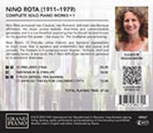 Nino Rota (1911-1979): Sämtliche Klavierwerke Vol.1, CD