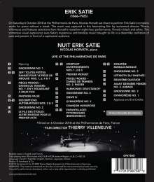 Erik Satie (1866-1925): Klavierwerke "Nuit Erik Satie" (Live aus der Philharmonie de Paris 2018), Blu-ray Disc