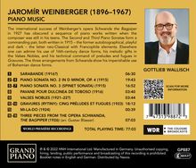 Jaromir Weinberger (1896-1967): Klavierwerke, CD