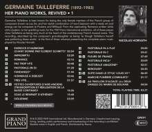 Germaine Tailleferre (1892-1983): Klavierwerke "Revived 1", CD