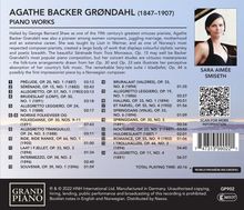 Agathe Backer-Gröndahl (1847-1907): Klavierwerke, CD