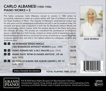 Carlo Albanesi (1856-1926): Klavierwerke Vol.2, CD