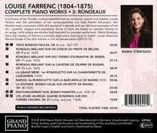 Louise Farrenc (1804-1875): Sämtliche Klavierwerke Vol.3, CD