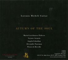 Lorenzo Micheli - Autumn Of The Soul, CD