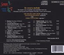The Hildegard Choir - So sweet a melody, CD