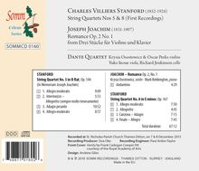 Charles Villiers Stanford (1852-1924): Streichquartette Nr.5 &amp; 8, CD