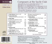 Alexander Karpeyev - Composers at the Savile Club, CD