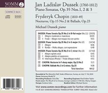 Johann Ludwig Dussek (1760-1812): Klaviersonaten op.35 Nr.1-3, CD