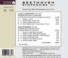 Ludwig van Beethoven (1770-1827): Symphonien für Klavier 4-händig Vol.1, CD