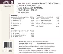 Sergej Rachmaninoff (1873-1943): Chopin-Variationen op.22, CD