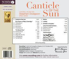 Stephen Dodgson (1924-2013): Chorwerke "Canticle of the Sun", CD