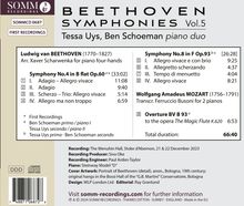 Ludwig van Beethoven (1770-1827): Symphonien für Klavier 4-händig Vol.5, CD