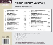 Rebeca Omordia - African Pianism Vol.2, CD