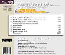 Camille Saint-Saens (1835-1921): Werke für 2 Klaviere, CD