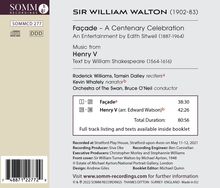 William Walton (1902-1983): Facade, CD