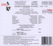 Georg Friedrich Händel (1685-1759): Esther, 2 CDs